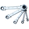 image:imageApollo TOOLS 5 Piece SAE Steel Ratcheting Wrench Set includes 5 Ratcheting Wrenches in Quick Release Case for Trunk Garage and on the Road  DT1212
