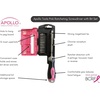 image:imageApollo Tools 13in1 Magnetic Ratcheting Screwdriver with Set of 12 Bits in Convenient Storage Case and Additional Bit Storage in the Ergonomic Handle Pink Ribbon  Pink  DT5021P