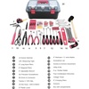 image:imageApollo Tools 170 Piece Household Tool Kit with Carrying Toolbox and Essential Tools for DIY Assembly Maintenance Repairs and Craft for Home Office Garage Road  Pink Ribbon  Pink  DT7103PPink