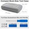 image:imageApollo Tools 20Piece Compact DIY Household Tool Set  BookSized Home Repair Kit with Hammer Screwdrivers Wrench Bits amp Case  Portable for Apartment Dorm Office amp Every day  BlueGray DT1031