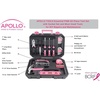 image:imageApollo Tools 65 Piece Essential Tool Set with Sockets and MostUsed Tools for Do it Yourself Repairs and Maintenance Pink Ribbon  Pink  DT0001PPink