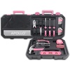 image:imageApollo Tools 65 Piece Essential Tool Set with Sockets and MostUsed Tools for Do it Yourself Repairs and Maintenance Pink Ribbon  Pink  DT0001PPink