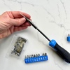 image:imageApollo Tools 81Piece Home Tool Set with 36V LiIon USB Cordless Screwdriver Rotating Handle LED Light Hand Tools amp Picture Hanging Kit  Compact Household Repair amp DIY Kit BlueGray DT2020