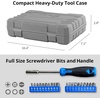 image:imageApollo Tools 81Piece Home Tool Set with 36V LiIon USB Cordless Screwdriver Rotating Handle LED Light Hand Tools amp Picture Hanging Kit  Compact Household Repair amp DIY Kit BlueGray DT2020