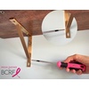 image:imageApollo Tools Pink 8 Piece Essential Screwdriver Set Phillips and Slotted with Magnetic Tips and NonSlip Comfort Handles Includes Stubby Screwdrivers for Tight Spaces  Pink Ribbon  Pink  DT5018P
