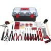 image:imageApollo Tools 170 Piece Household Tool Kit with Carrying Toolbox and Essential Tools for DIY Assembly Maintenance Repairs and Craft for Home Office Garage Road  Pink Ribbon  Pink  DT7103PRed