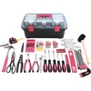 image:imageApollo Tools 170 Piece Household Tool Kit with Carrying Toolbox and Essential Tools for DIY Assembly Maintenance Repairs and Craft for Home Office Garage Road  Pink Ribbon  Pink  DT7103PPink