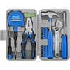 image:imageApollo Tools 20Piece Compact DIY Household Tool Set  BookSized Home Repair Kit with Hammer Screwdrivers Wrench Bits amp Case  Portable for Apartment Dorm Office amp Every day  BlueGray DT1031