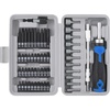 image:imageApollo Tools 54Piece Screwdriver amp Nut Driver Bit Set  Ratcheting Handle Flexible Extension Metric Nut Drivers Specialty Bits for Household Automotive amp Appliance Repairs BlueGray DT9025