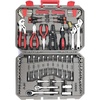 image:imageApollo Tools 95 Piece Mechanics Tool Set with SAE and Metric Socket Sets and for General Repairs Small Engines Boats Bikes Car Maintenance  Red  DT1242A