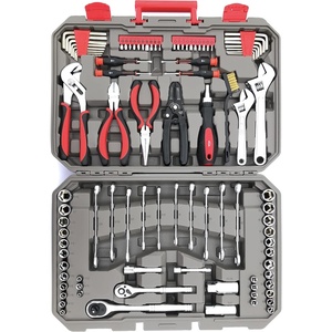 image:imageApollo Tools 95 Piece Mechanics Tool Set with SAE and Metric Socket Sets and for General Repairs Small Engines Boats Bikes Car Maintenance  Red  DT1242A