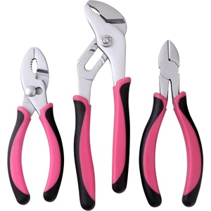 image:imageApollo Tools Set of 3 Pliers for DIY Repairs and Maintenance Projects Crafts JewelryMaking Plumbing Toy Electronic and Small Engine Work  Pink Ribbon  Pink DT5008P