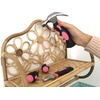 image:imageApollo Tools 4 Piece Stubby Tool Set for Small Hands and Tight Spaces Convenient Compact Small Tool Set includes Mini Hammer Mini Screwdriver Set Mini Wrench  Pink Ribbon  Pink  DT0240PPink