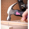 image:imageApollo Tools 4 Piece Stubby Tool Set for Small Hands and Tight Spaces Convenient Compact Small Tool Set includes Mini Hammer Mini Screwdriver Set Mini Wrench  Pink Ribbon  Pink  DT0240PPink