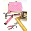 image:imageApollo Tools 63Piece Pink Household Tool Set in Attractive Designer Zippered Case with Pink Tool Selection  Pink Ribbon  Pink  DT5016P