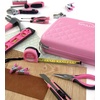 image:imageApollo Tools 63Piece Pink Household Tool Set in Attractive Designer Zippered Case with Pink Tool Selection  Pink Ribbon  Pink  DT5016P