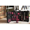 image:imageApollo Tools 71 Piece Complete Household Tool Set with Clamp Hacksaw Carpenter Square Screwdriver and Plier Sets for College Home Repairs and DIY  Pink Ribbon  Pink  DT0204PPink