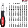 image:imageApollo Tools 71 Piece Complete Household Tool Set with Clamp Hacksaw Carpenter Square Screwdriver and Plier Sets for College Home Repairs and DIY  Pink Ribbon  Pink  DT0204PRed