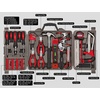 image:imageApollo Tools 71 Piece Complete Household Tool Set with Clamp Hacksaw Carpenter Square Screwdriver and Plier Sets for College Home Repairs and DIY  Pink Ribbon  Pink  DT0204PRed
