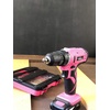 image:imageApollo Tools Powerful Lightweight Cordless Drill 108 Lithium Ion Battery with 30Piece Accessory Drill Bit Set  Pink Ribbon  Pink DT4937PPink