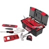 image:imageApollo Tools 53 Piece Household Tool Set Includes Tools and Tool Box with a Selection of Most Needed Tools for Basic DIY Repairs Maintenance and Crafts  Pink RibbonRed