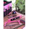 image:imageApollo Tools 201 Piece Home Tool Set Pink Tool Set Includes Hacksaw Picture Hanging Assortment and Selection of Most Needed Tools in Sturdy Tool Bag  Pink Ribbon  DT0020PUNT