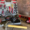 image:imageApollo Tools 144 Piece Household Tool Set with Convenient Cordless Screwdriver and Most Used Tools in Sturdy Carrying Case for Home Repairs DIY and Crafts  Red  DT842245 pc