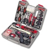 image:imageApollo Tools 144 Piece Household Tool Set with Convenient Cordless Screwdriver and Most Used Tools in Sturdy Carrying Case for Home Repairs DIY and Crafts  Red  DT842245 pc