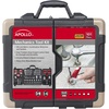 image:imageApollo Tools 101 Piece Mechanic Tool Set for Roadside Emergencies SAE and Metric for Mechanical Repairs for Boating RV Bikes in Compact Carrying Case  Red  DT0006
