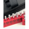 image:imageApollo Tools 56 Piece Compact Metric Auto Tool Set in Zippered Case Small Mechanic Tool Set for Car Emergency Motorcycle Repair on the Road Great for Travel Tool Needs  Red  DT977556 Piece