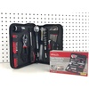 image:imageApollo Tools 56 Piece Compact Metric Auto Tool Set in Zippered Case Small Mechanic Tool Set for Car Emergency Motorcycle Repair on the Road Great for Travel Tool Needs  Red  DT977556 Piece