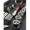 image:imageApollo Tools 56 Piece Compact Metric Auto Tool Set in Zippered Case Small Mechanic Tool Set for Car Emergency Motorcycle Repair on the Road Great for Travel Tool Needs  Red  DT977556 Piece