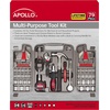 image:imageApollo Tools 79 Piece MultiPurpose SAE and Metric Tool Set with Sockets for the Garage Home or on the Road Includes Essential Tools for Vehicle Maintenance and Repairs  Red DT941179Piece