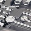 image:imageApollo Tools 95 Piece Mechanics Tool Set with SAE and Metric Socket Sets and Mechanic Tools Needed for Small Engines Boats Bikes Car Maintenance and Repairs  Gray  DT1241